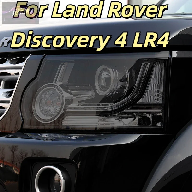 

For Land Rover Discovery 4 LR4 2009-2016 Car Front Rear Headlights Protective Film Anti Scratch Black Transparent TPU Sticker
