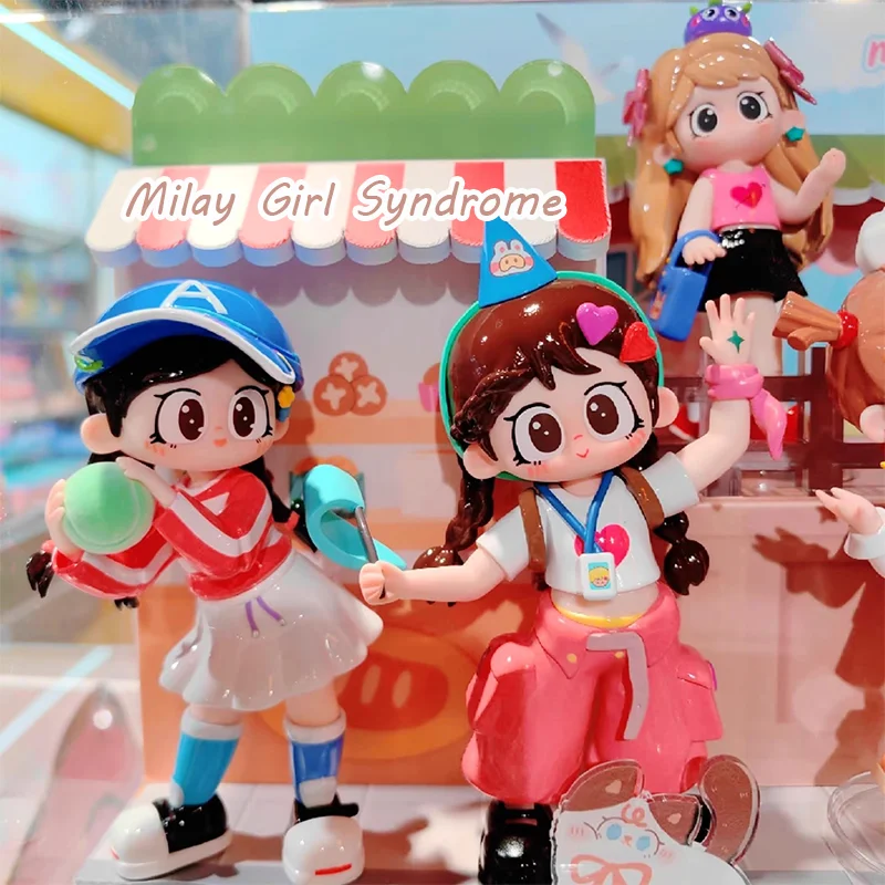 

Синдром Миллийской девушки, слепая коробка, аниме-фигурка, куклы, модель, настольное украшение, загадочная коробка, коллекционные подарки на день рождения, индивидуальные подарки