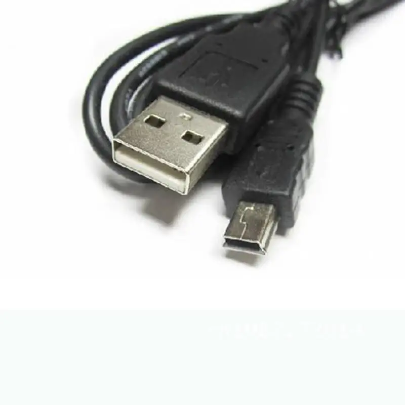 USB 2.0 A Male to Mini 5 Pin B Best Black Data Charging Cable Cord Adapter 80/100 cm length Data Cables usb extension cable