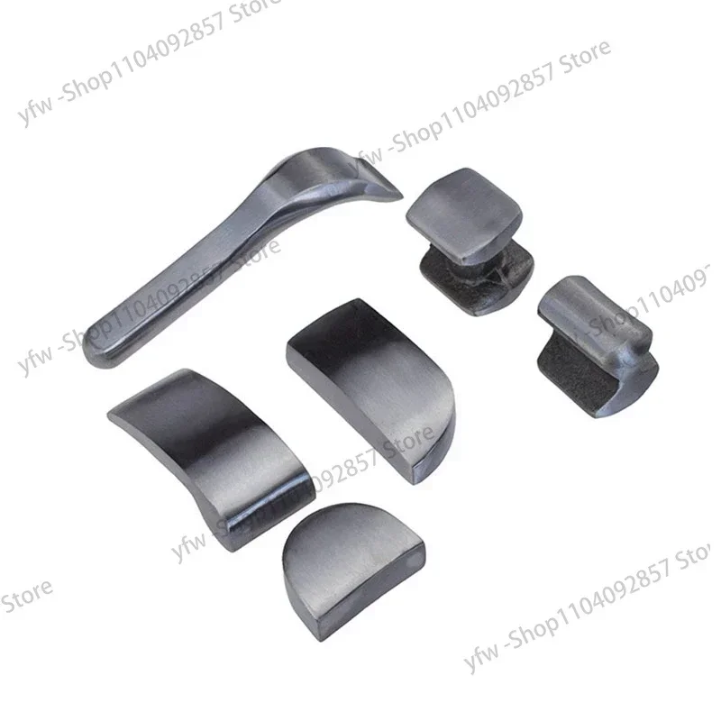 

1set Sheet Metal Pad Iron Lined Iron Hammer Sheet Metal Hammer Set Plastic Shape Hammer