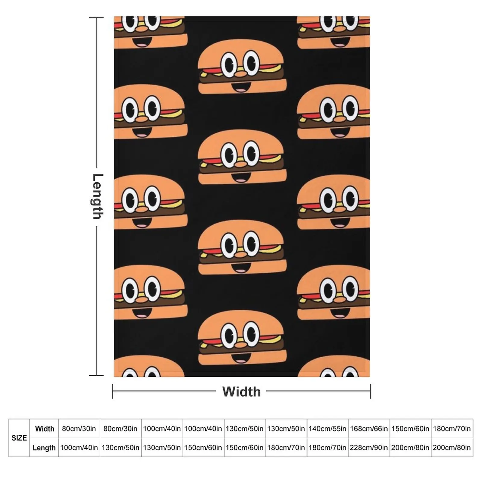 Bobs burgers fox Cute Burger Throw Blanket Tourist Quilt anime Fashion Sofas Blankets