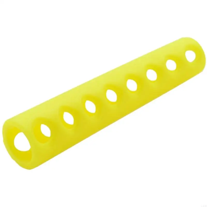 High Visibility Yellow Diving Hose Protectors Long Flexible Plastic Cover For Scubas Gear Safety And Durability 