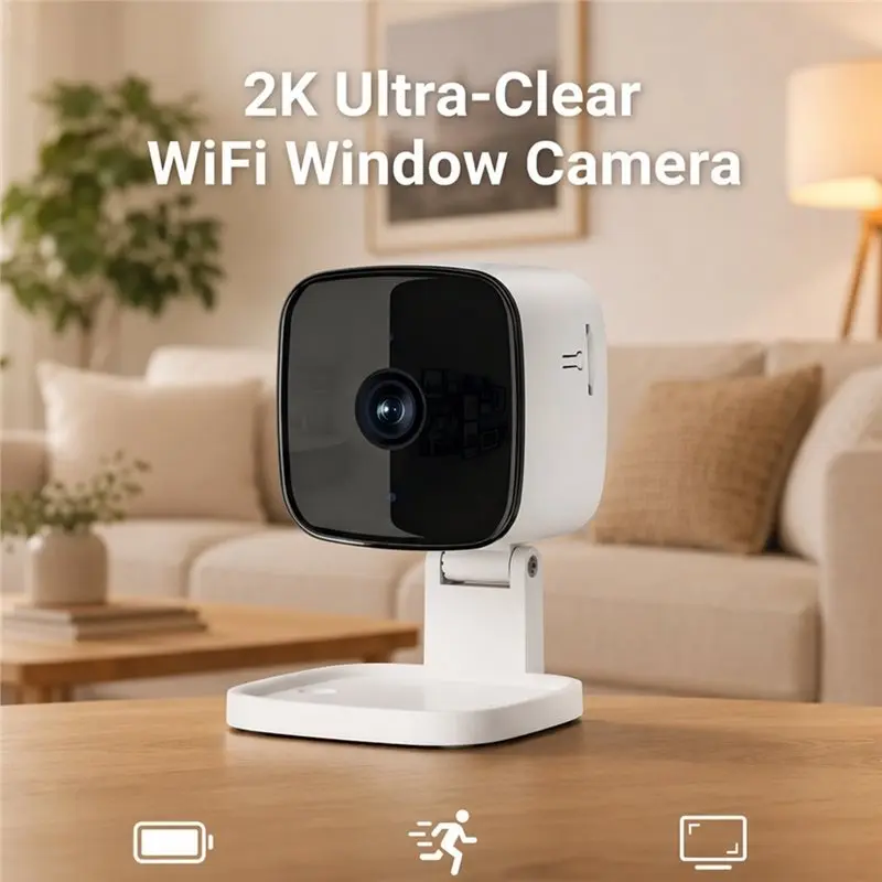 ABZW Indoor CCTV Wifi Camera 1080P For Home/Baby Pet Monitoring Motion Detection APP Controlled Security System For Households