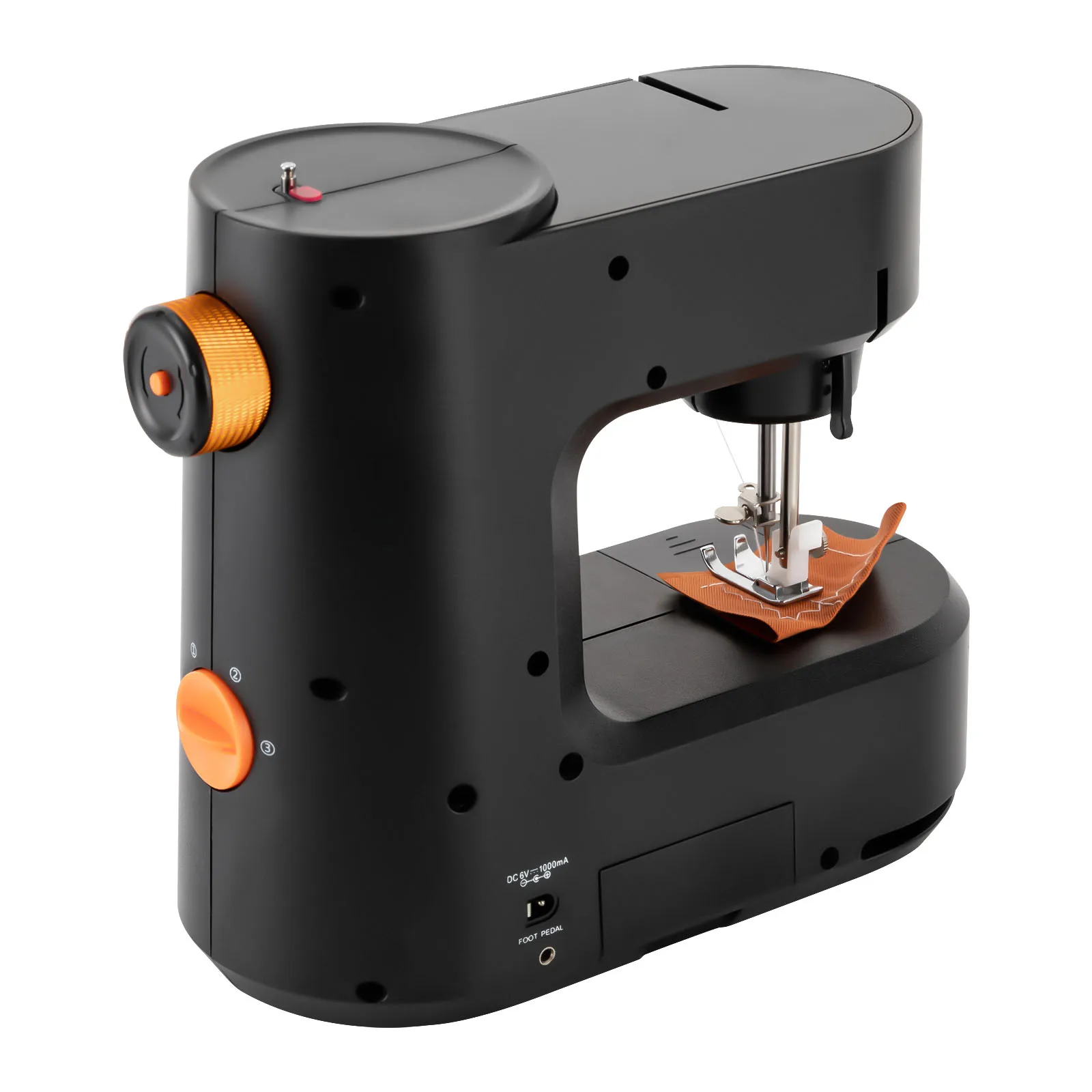 Haushalt Kleine Nähmaschine Mini Tragbare Nähen Desktop Automatische Nähmaschine DIY Hause Nähen Zubehör für Kleidung Se – Detail 18