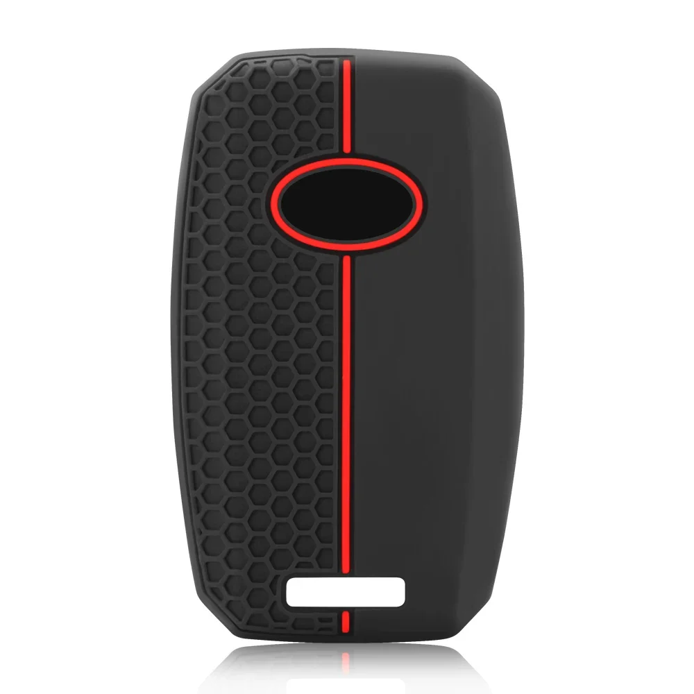 Car Key Case for Kia Rio Optima Sportage Sorento Soul Ceed Cerato Forte Seltos 3 Buttons Flip Remote Control Protector Cover