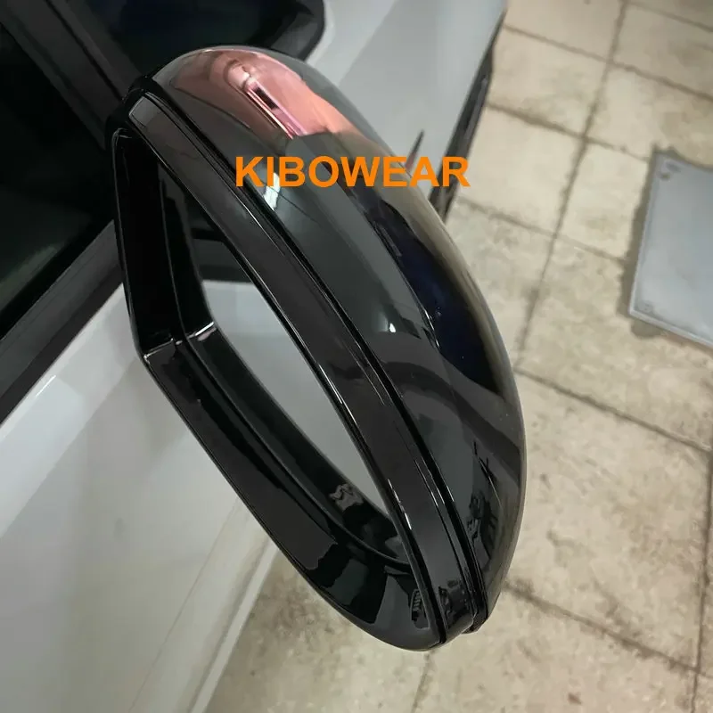 Pair Glossy Black Side Mirror Frame for VW Golf 7 MK7 7.5 GTI GTD R VII TDI sportsvan sportswagen E-golf shiny holder Housing