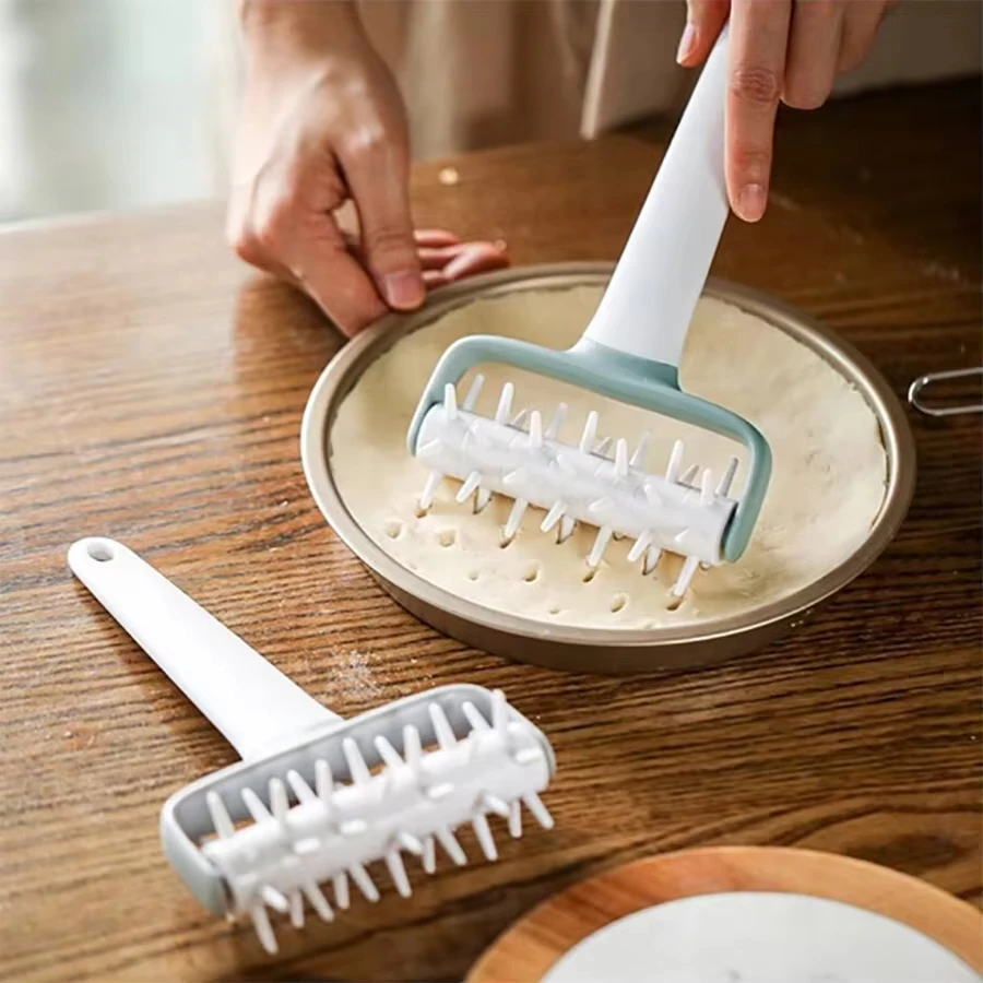 1 قطعة بيتزا لكمة PP البيتزا أداة فرد العجين إبرة لكمة الخبز الخبز العجين الفرن العادم الخبز اللكمات كوكي لكمة أدوات الخبز