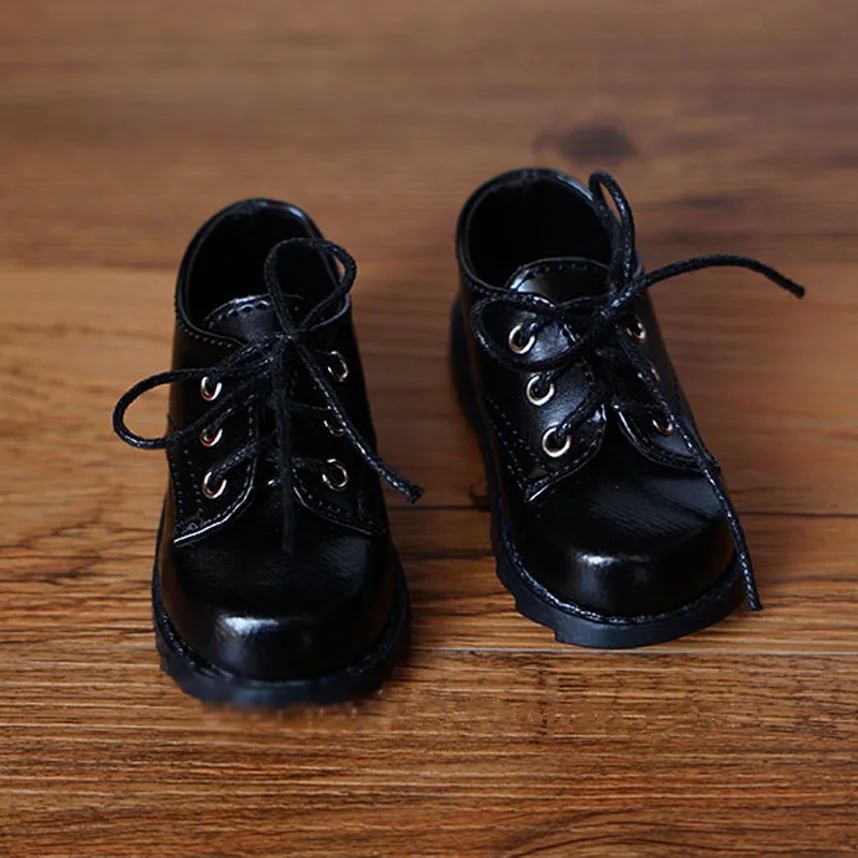 

BJD doll shoes for 1/3 1/4 MSD DD doll size classic black student leather shoes school uniform uniform shoe doll accessories