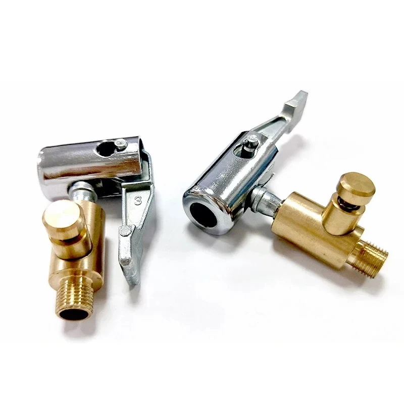 Portable Car Tire Air Chuck Clamp, Inflatable Pump Connector Deflation Valve Adapter
