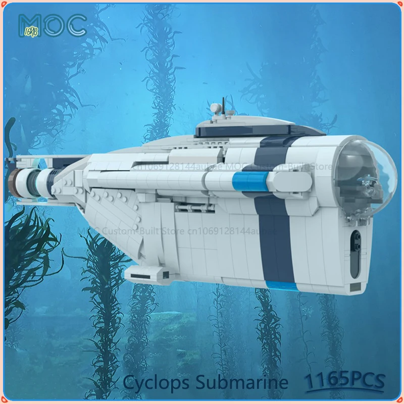 

Cyclops Submarine Model MOC Building Blocks DIY Assemble Bricks Collection Display Creative Educational Xmas Toys Gifts 1165PCS