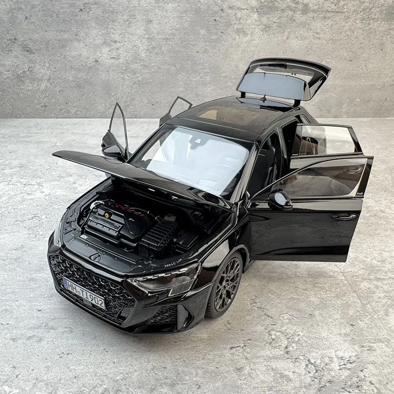 NOREV 1/18 para RS3 2025 A3 liga totalmente aberta modelo de carro edição de colecionador modelo de carro