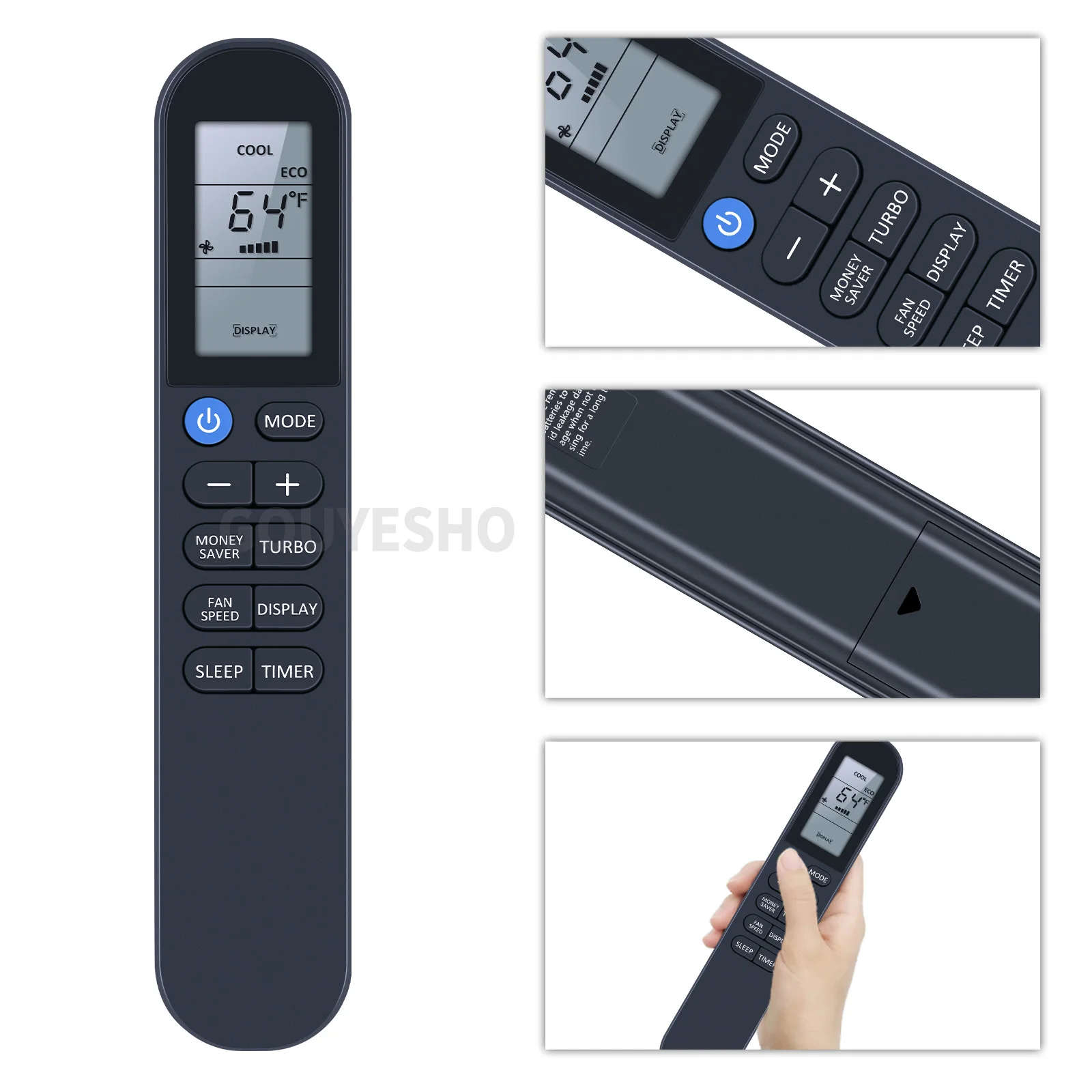 New Remote Control for Friedrich MAIN-20110 Uni-Fit Series UCT12A10A 11,500 BTU Energy Star CCW15B10A Air Conditioner