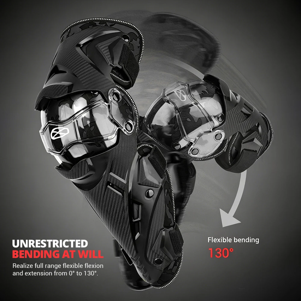 Motorcycle Knee Guards Breathable Protector Motocross Outdoor Activity Knee Pad Gear All-Season Riding Safety Equipment