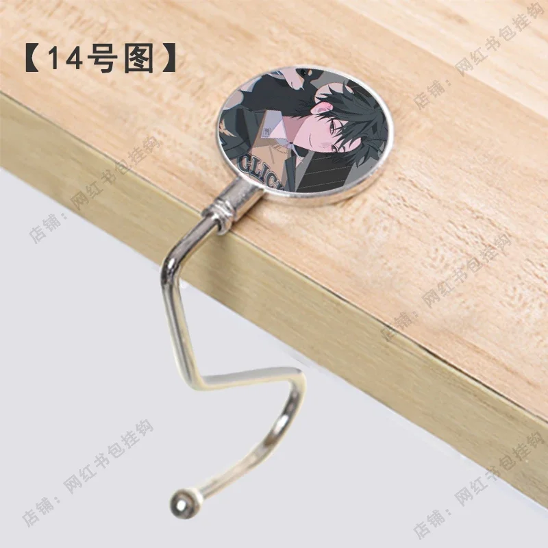 Anime Link Click Charles Lucas Jo Cosplay No Punching Schoolbag Hook Cartoon Accessory  Up with Ornament Prop Mascot Gift