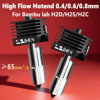 H2C H2S H2d Hotend Highflow For Bmabu lab H2D Hotend H2d For Bambulab Hardened Steel High Quality Hot end For H2s 3D Pinter Part