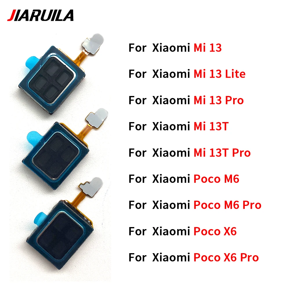 NEW Front Top Earpiece Earphone Ear Speaker Sound Receiver For Xiaomi Mi 13 Lite 13T Pro Poco M6 X6 Pro / For Redmi 13 13C 4G 5G