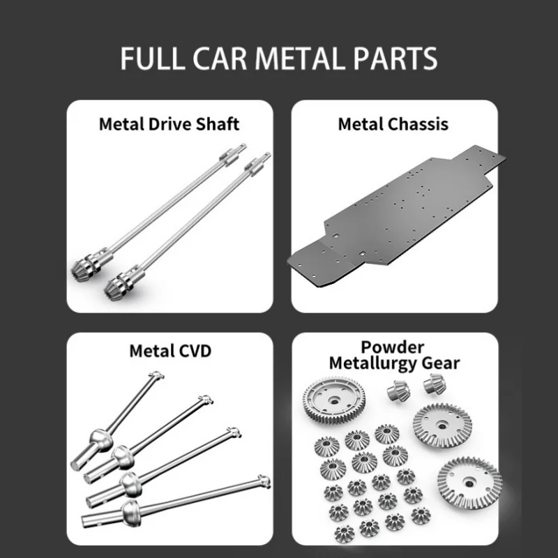 MJX7304 Carro de alta velocidade 1:7 Grande escala completa Carro de deriva horizontal 4wd Motor sem escova Brinquedo modelo de carro de controle remoto de alta velocidade