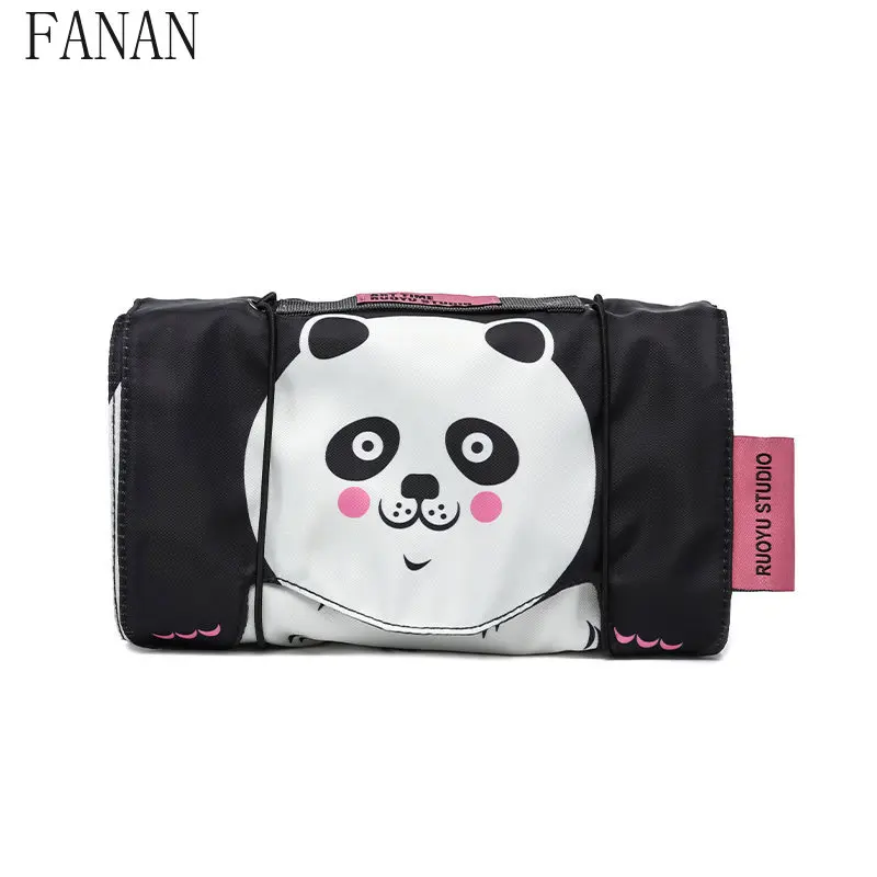 Fashion Cosmetic Bags for Women Original Design Cute Panda Makeup Bag Sweet Casual Girls Storage Bag