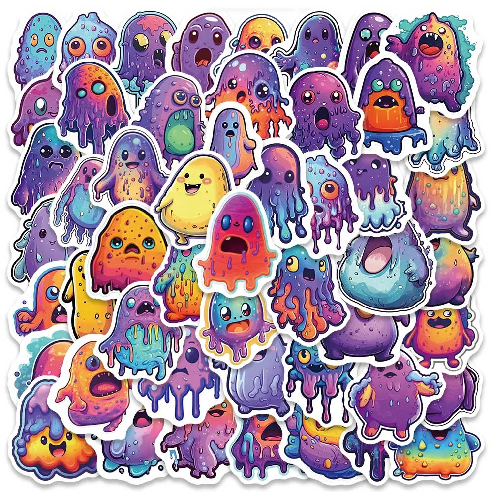 51pcs Waterproof Graffiti Funny Cartoon Crazy Bubble Gums Stickers For Luggage Guitar Phone Diary Vinyl Laptop Decals