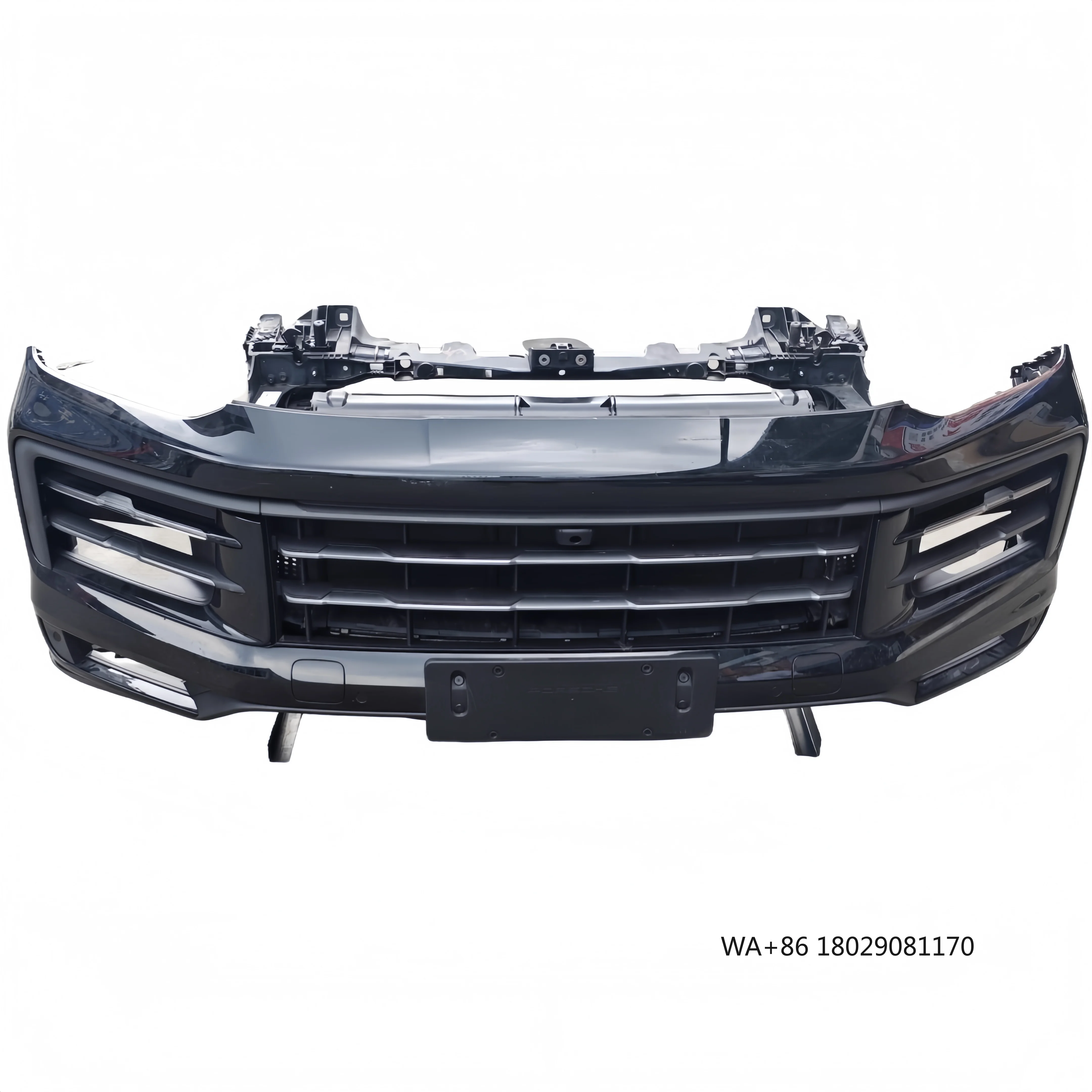 

For Front Mouth Complete 9Y0 Bumper Assembly 9YA Surround Kit Middle Grid Grille Daytime Running Lights Original