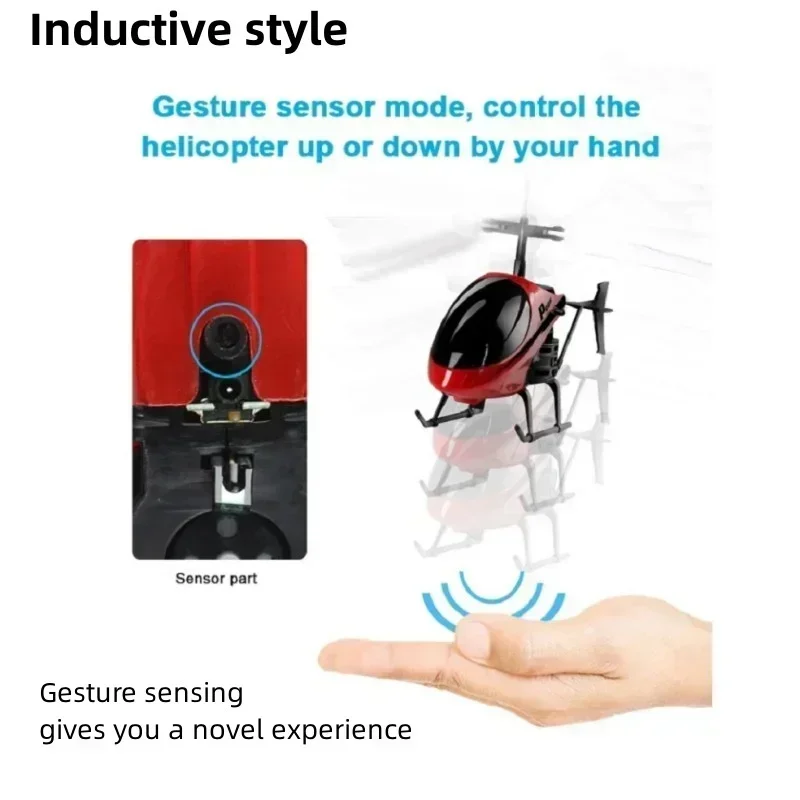 Helicóptero de inducción que flota seguro sin Control remoto, juguetes resistentes a caídas, helicópteros recargables, juguetes de drones, regalos para niños