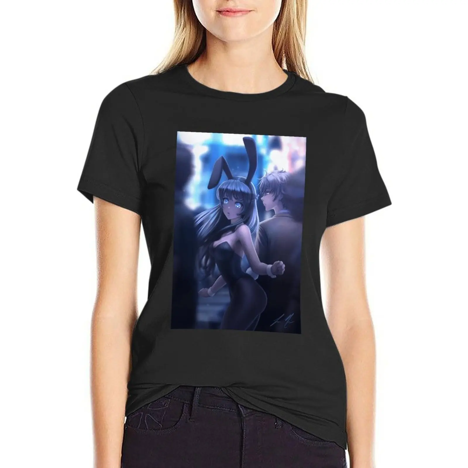 Bunny Girl Senpai - MaiSakuta Poster T-Shirt female funny womans clothing