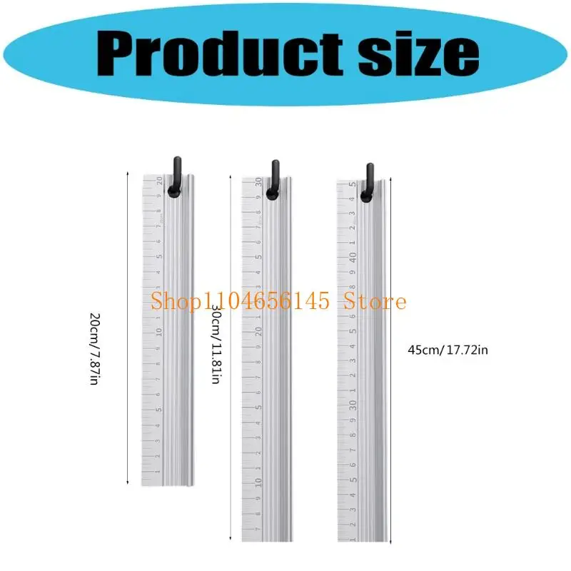 5asd Multipurpose Aluminum Alloy Scale Ruler Architectural Drawing Ruler for Students