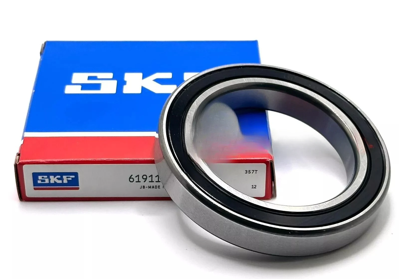 SKF 61911 2RS DEEP GROOVE BALL BEARING, RUBBER SEALED 55x80x13mm 6911-2RS NEW