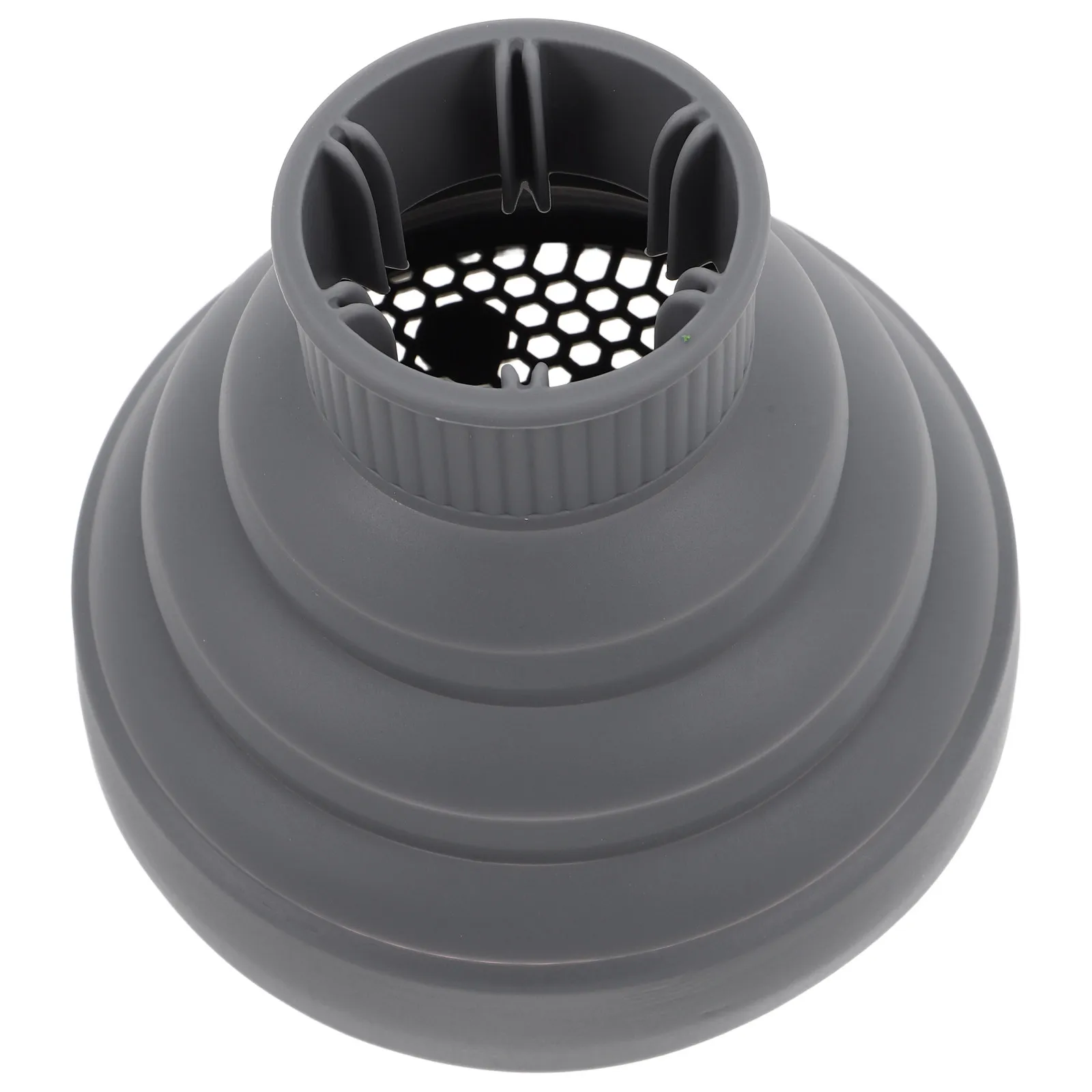 

Складная силиконовая насадка для фена, универсальная насадка-концентратор/диффузор для путешествий и салонов, аксессуары для укладки волос, серый цвет