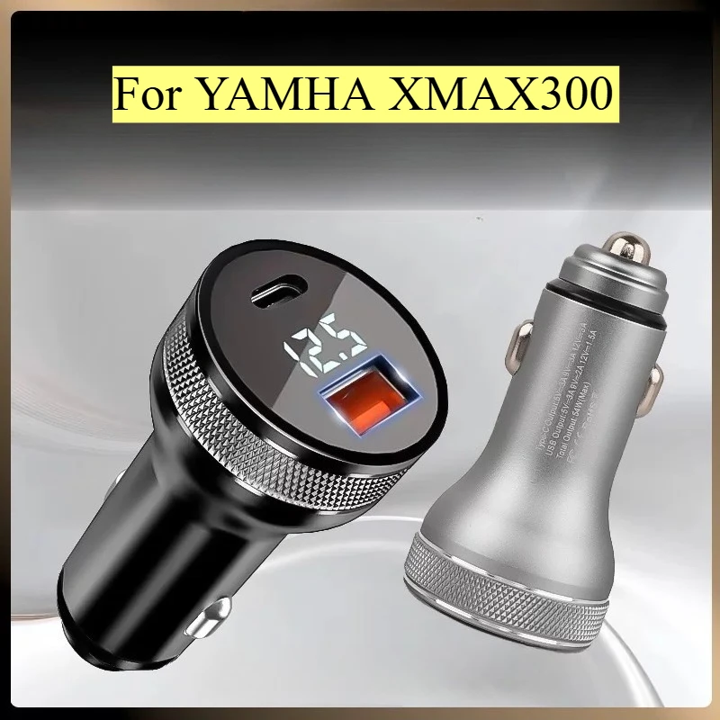 For Yamaha XMAX300 Charger, NMAX155 Charging Head, Digital Display