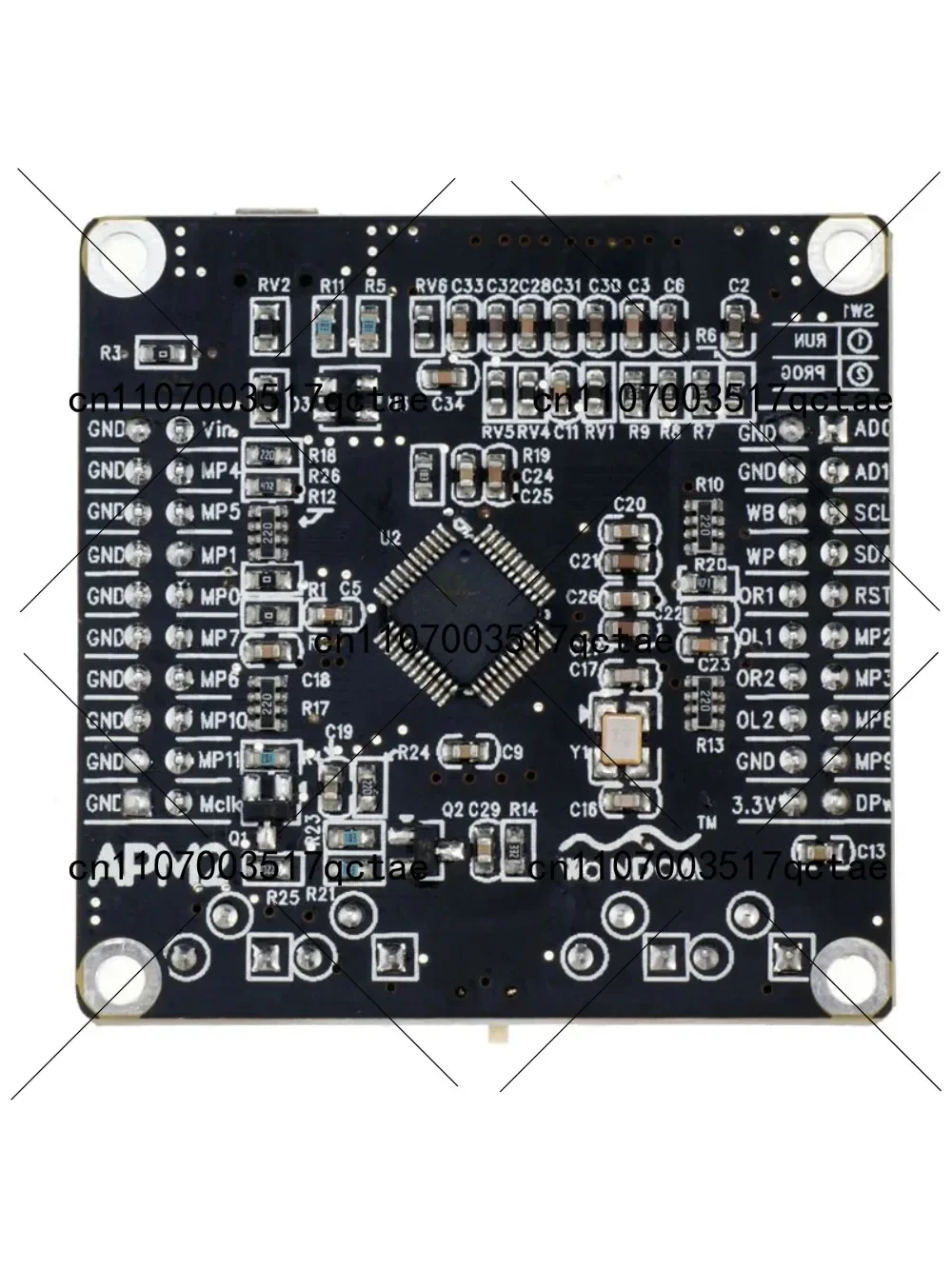 ADAU1701 2.1 Channel DSP Audio Processor Board Front-stage Tone Adjustment Volume Control Two-way Frequency Division