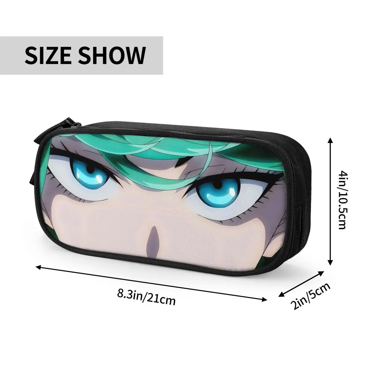 Tatsumaki One Punch Man Anime Pencil Cases for Students Gifts Pen Box Pencil Bag Big Capacity Pencil Pouch