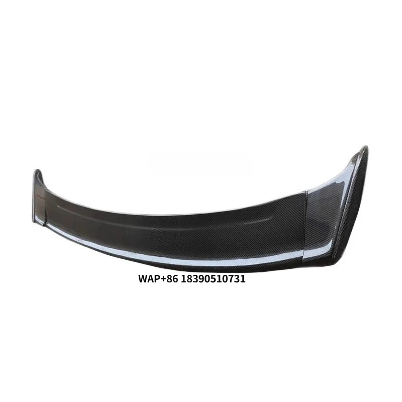 

3 Pcs Real Carbon Fiber Fibre Rear Trunk Spoiler Big Wing Duck Tail for Mustang 2015+