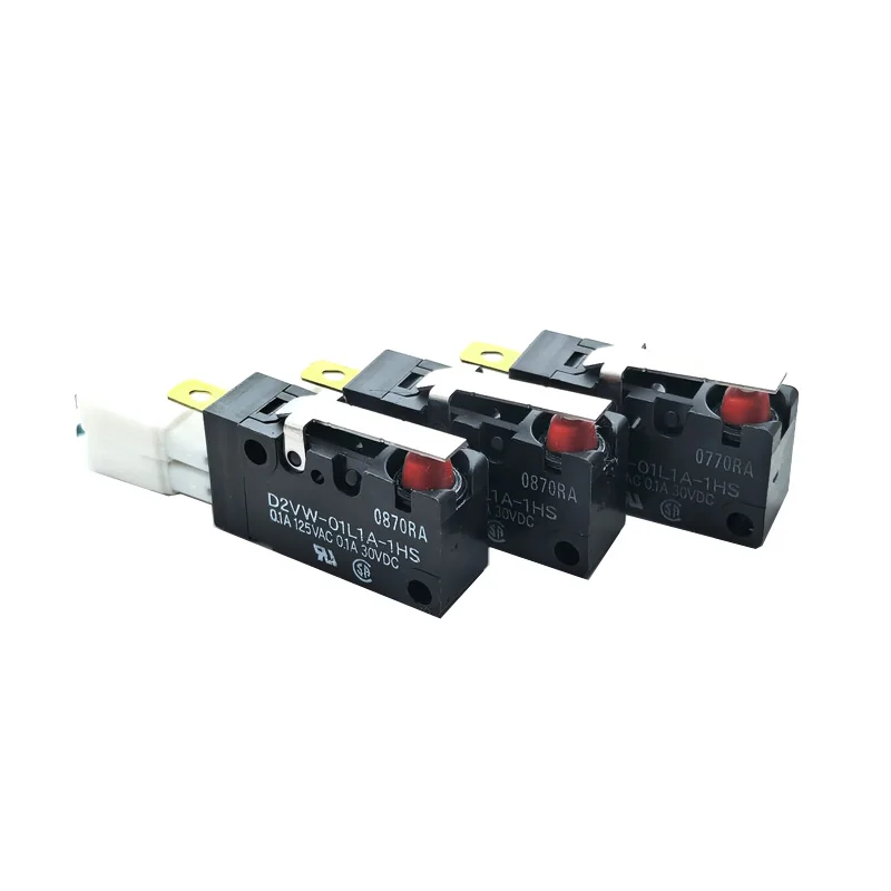 1pc D2VW-01L1A-1HS Waterproof and Dustproof IP67 Large Micro Switch 0.1A 125V Short Lever Type Automotive Window Switch