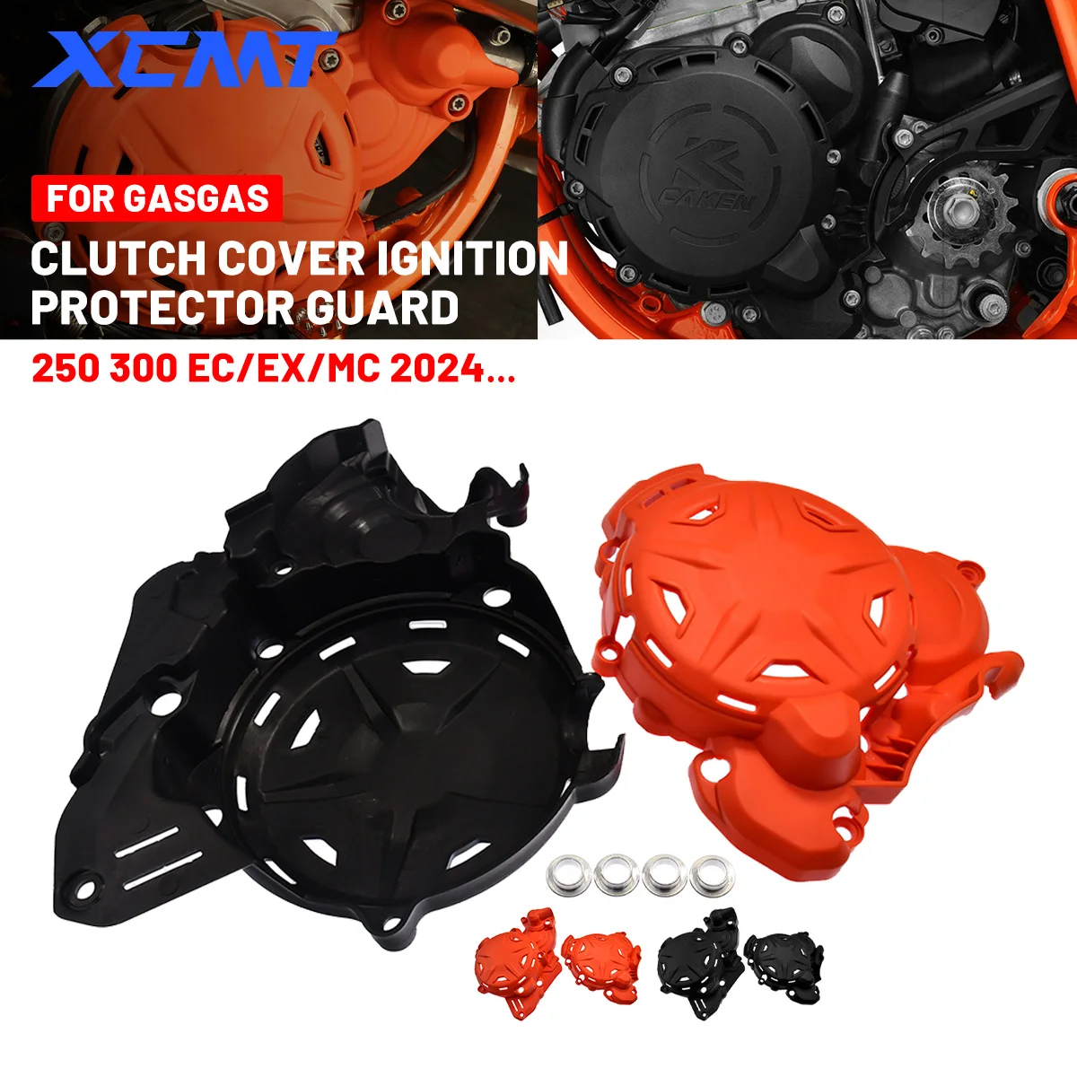 

2024 Motorcycle Clutch Cover Ignition Protector Guard For GASGAS 250 300 EC/EX/MC For KTM EXC250 EXC300 XCW250 XCW300 ​Husqvarna