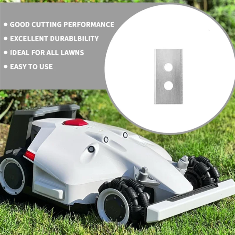 A26F-untuk Mammotion Luba & Yuka Semua Seri Kompatibel 24 Buah Pisau Pengganti dengan Mesin Cuci Plastik untuk Mesin Pemotong Rumput Robot