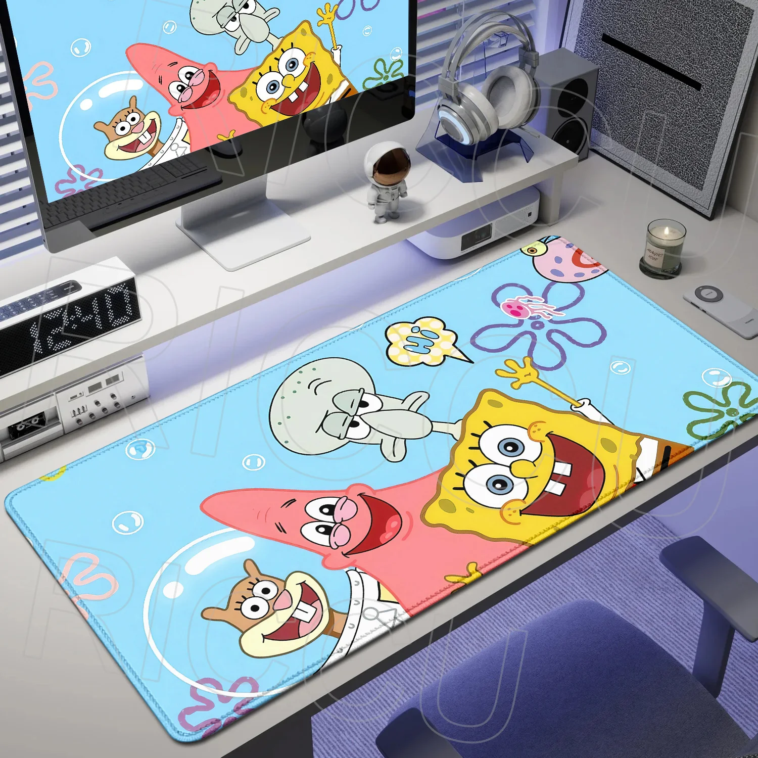 

HD Printing SpongeBob SquarePants XXL MousePad PC Accessories Cute Cartoon Office Table Desk Mat Table Keyboard Mouse Pad carpet
