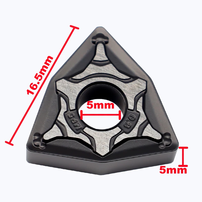 WNMG080408 MP5 4125 4225 Carbide Inserts High Quality External Turning Tool WNMG 080408 CNC Lathe Cutter For Processing Steel