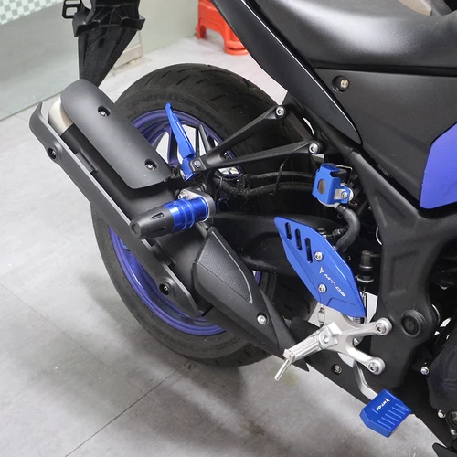 Imagen 2 del producto Para YAMAHA YZF R3 R25 MT03 MT25 R3 MT-03 2019-2025 accesorios de motocicleta almohadillas de tope de marco cubierta de motor deslizadores cubiertas protectoras