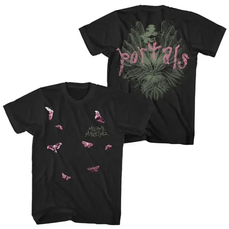 Vintage Style Melanie Martinez Men'S Portals T Shirt 2 Sided Print Black