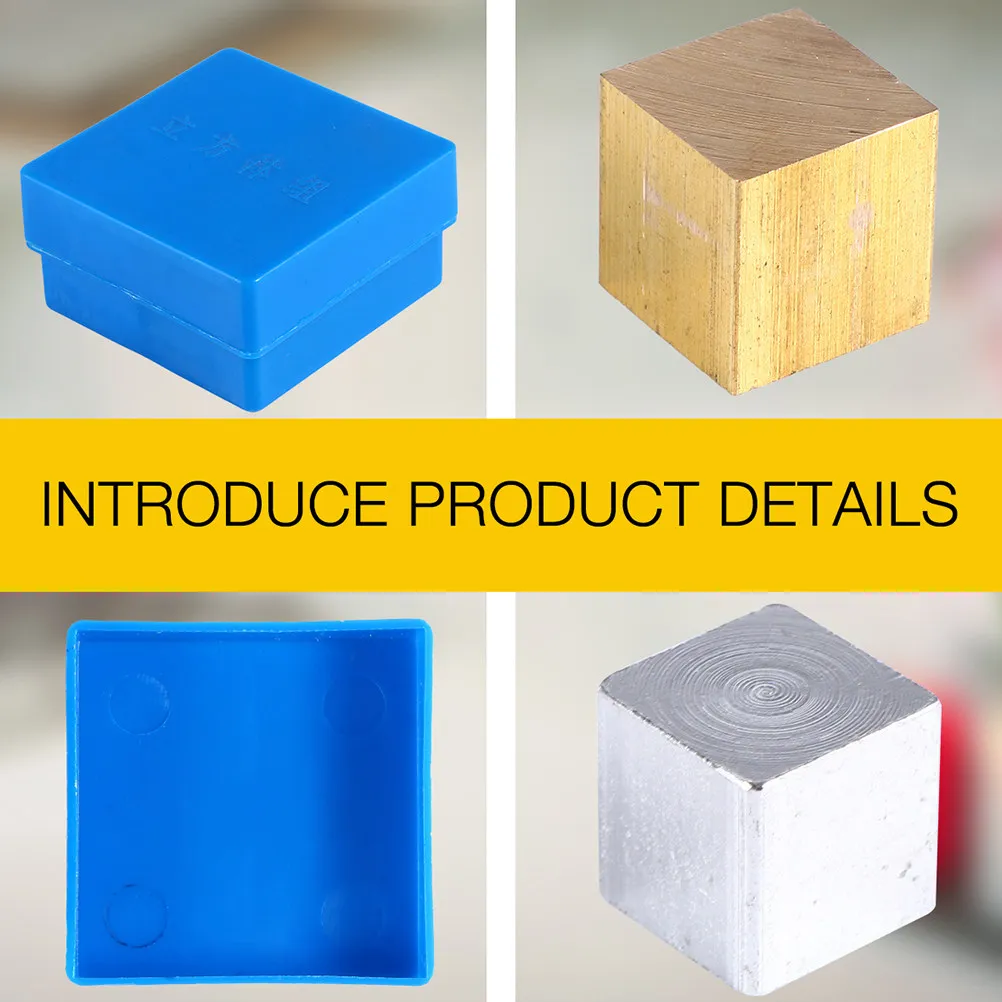 

Набор для физических экспериментов: кубики из меди, железа, алюминия, дерева – научное учебное оборудование для изучения плотности и развития когнитивных способностей