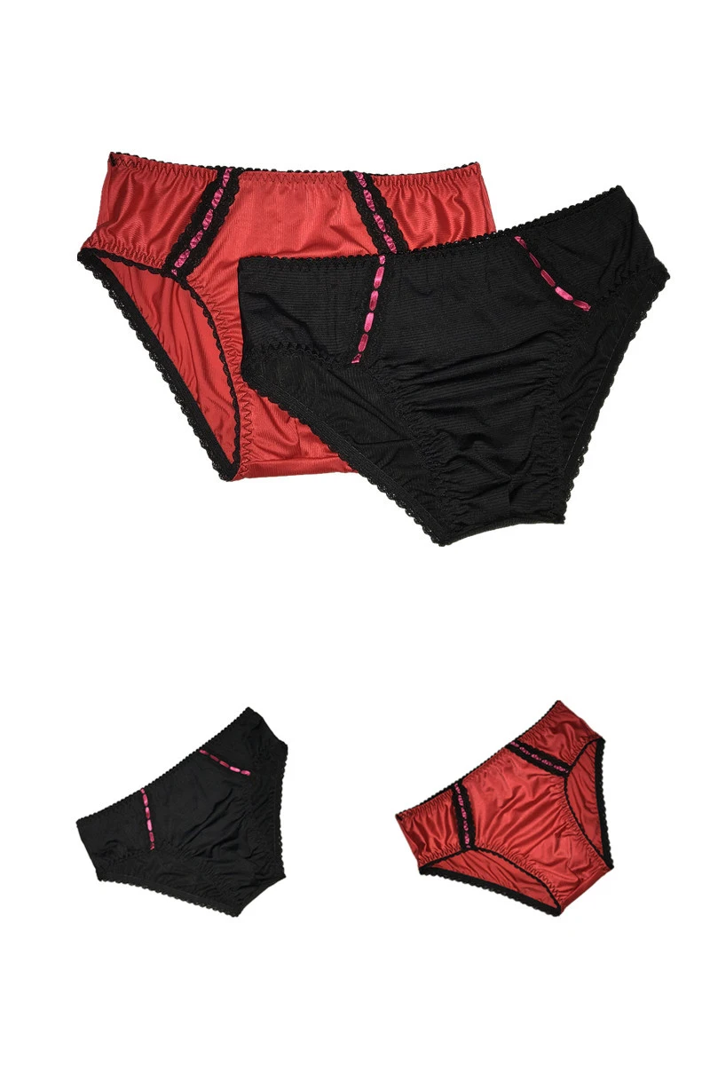 New men's sexy Briefs Sissy lace stretch personal fit Soft Comfortable Panties Men Silky smooth underwear