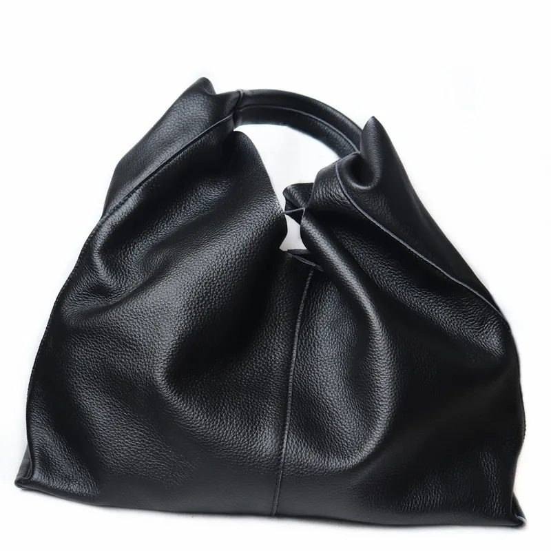 Tote Bag For Women Large Shoulder Bag With Liner Pocket Soft Genuine Leather Slouchy Style Daily Casual Hobo Purses and Handbag