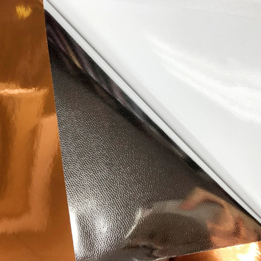 10/20/30/40/50/58X152 سنتيمتر عالية لمط مرآة برتقالية كروم مرآة مرنة الفينيل التفاف ورقة لفة فيلم سيارة ملصق مائي ورقة