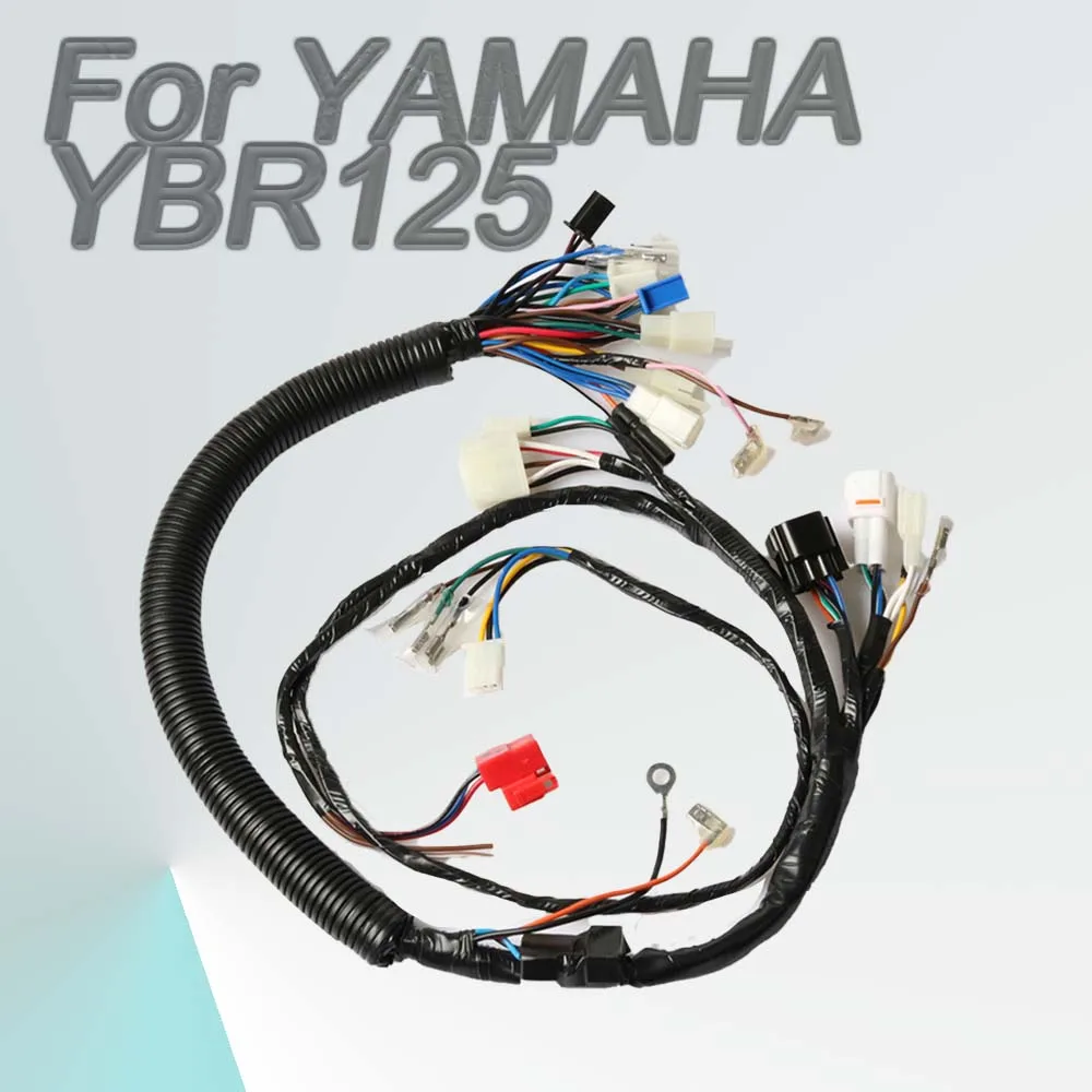 

Мотоциклетный шнур с разъемом в сборе, кабель для YAMAHA YBR125 YBR, электрический жгут проводов автомобиля, линия Euro I II