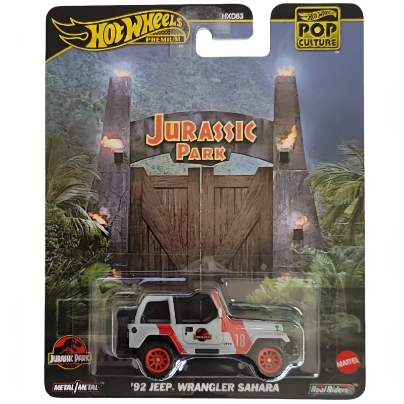 

Hotwheels popular culture HXD63K batch ambitious Porsche Jurassic Park special forces F14 ninja turtle alloy car gift