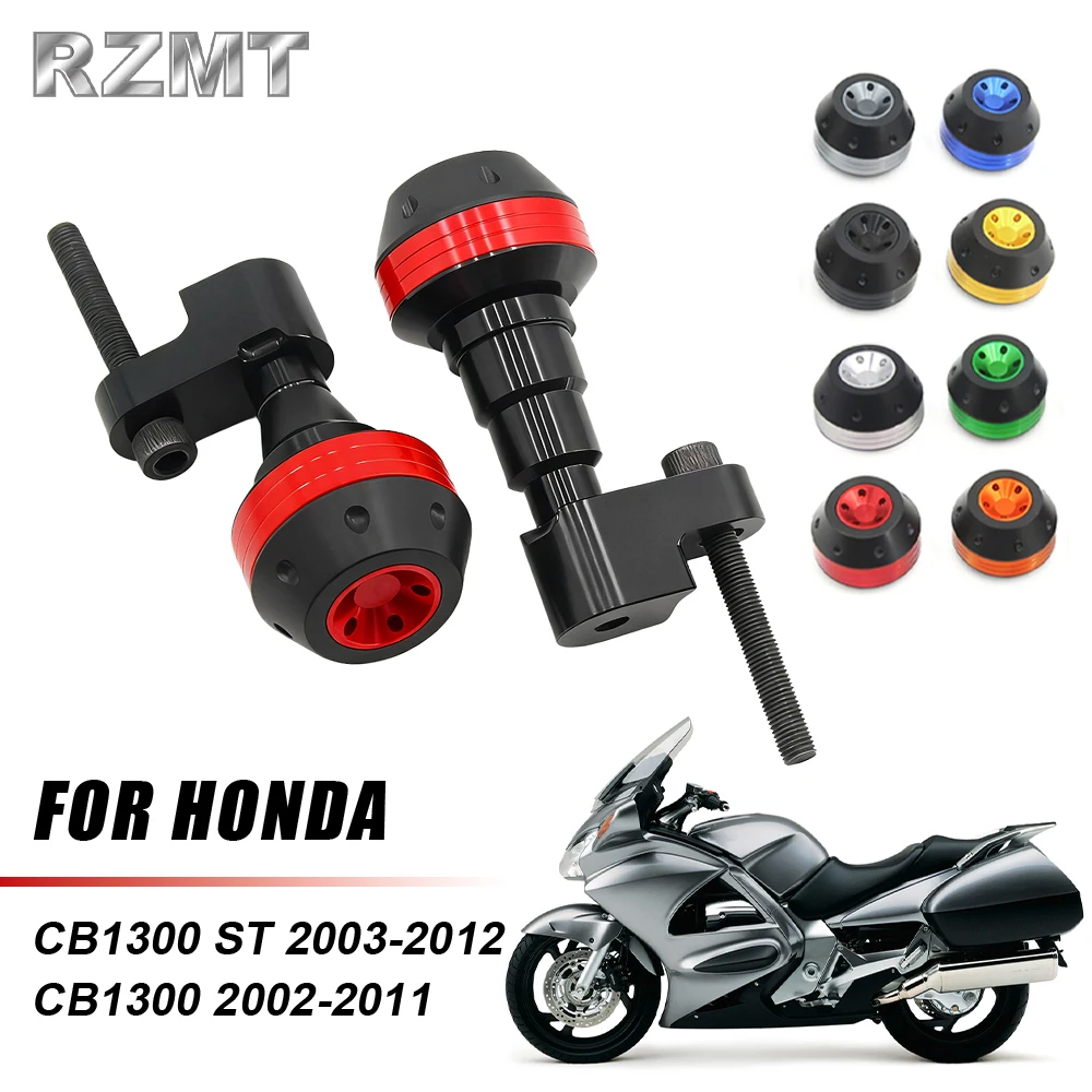 

Для Honda CB1300ST 03-12 CB1300 02-11 мотоцикла задняя передняя ось вилка аварийный слайдер аксессуары для мотоциклов рама слайдер протектор
