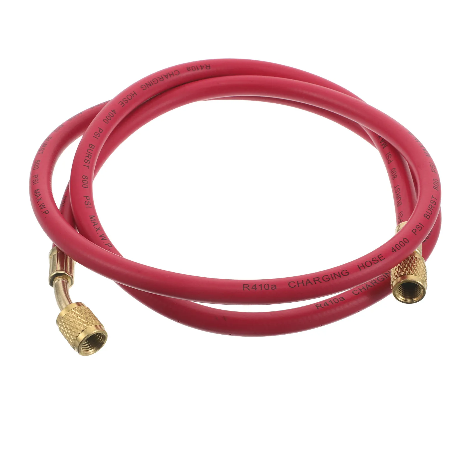 

60 Inch Refrigerant Recharge Hose for Car Ac Systems High Pressure Leak Proof Ac Gauge Hose Replacement Automotive Cooling