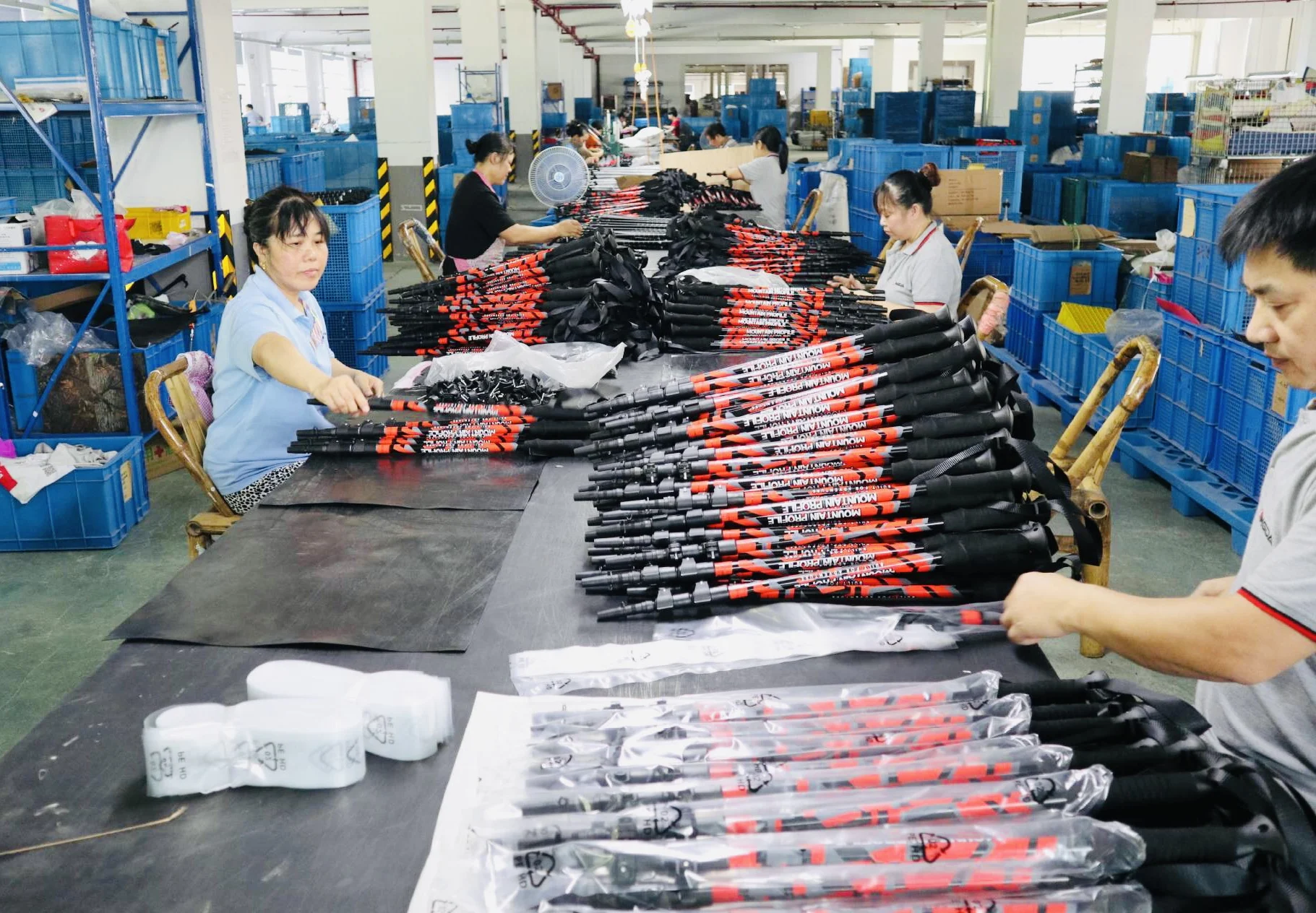 

Modern 3K Carbon Fiber Trekking Pole with EVA Handle for Outdoor Hiking