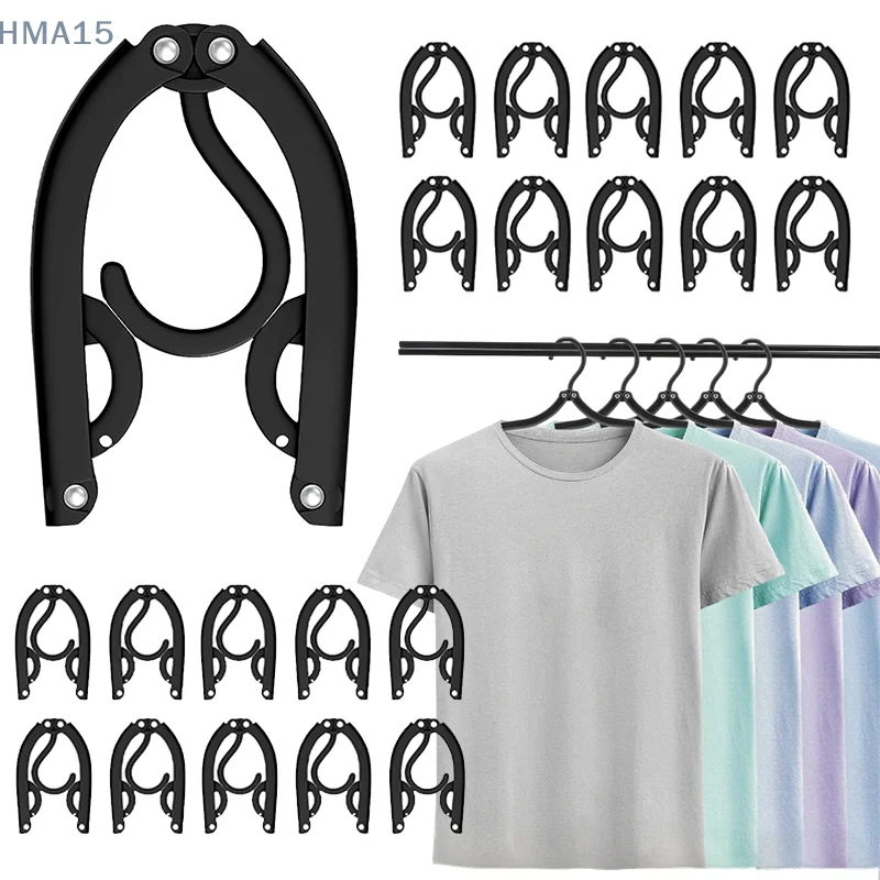 

20Pcs Travel Hangers Portable Foldable Travel Hanger Organizer, Plastic Cruise Ship Accessories Essentials Clothes Hanging Rack